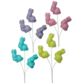12" Tinsel Bunny Pick | Blue | Lavender | Pink | Green