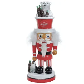 15" Coca-Cola Hollywood Nutcracker with Polar Bear Hat