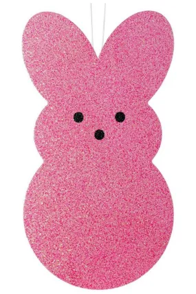 20" Glittered Eva Sugar Bunny: Pink