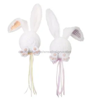 21" Fabric Easter Bunny Butt Pick 2 Assorted MT26350-PAAS