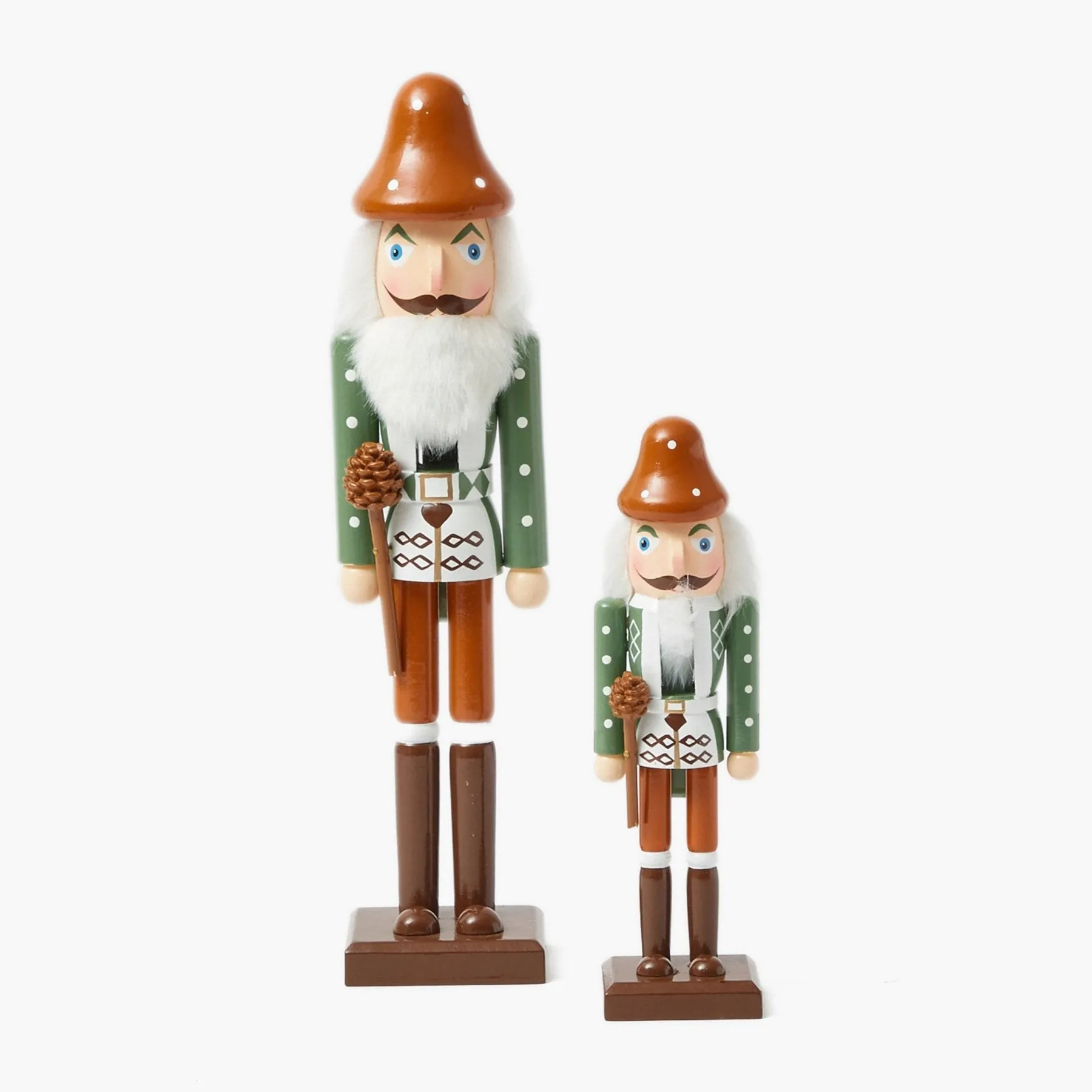 Autumnal Gnome Nutcracker (Pair) - 38cm
