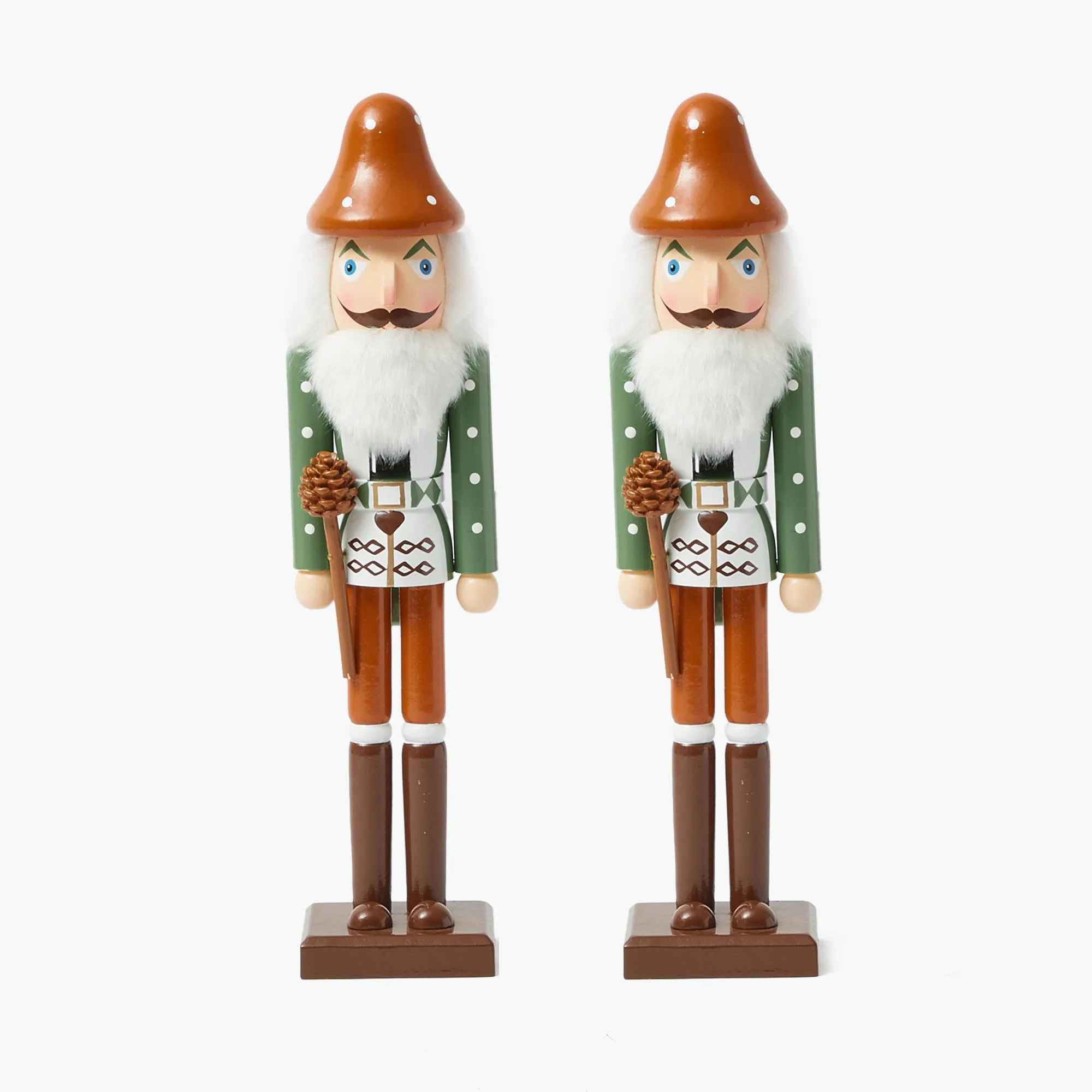 Autumnal Gnome Nutcracker (Pair) - 38cm