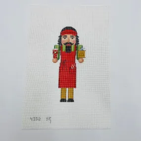 Barista Nutcracker Canvas