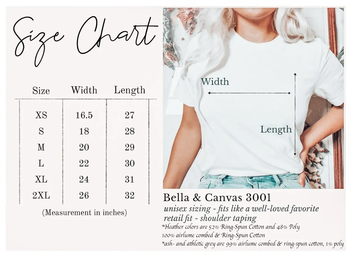 Basic Witch Wholesale Bella Graphic Tee - Quick Shipping