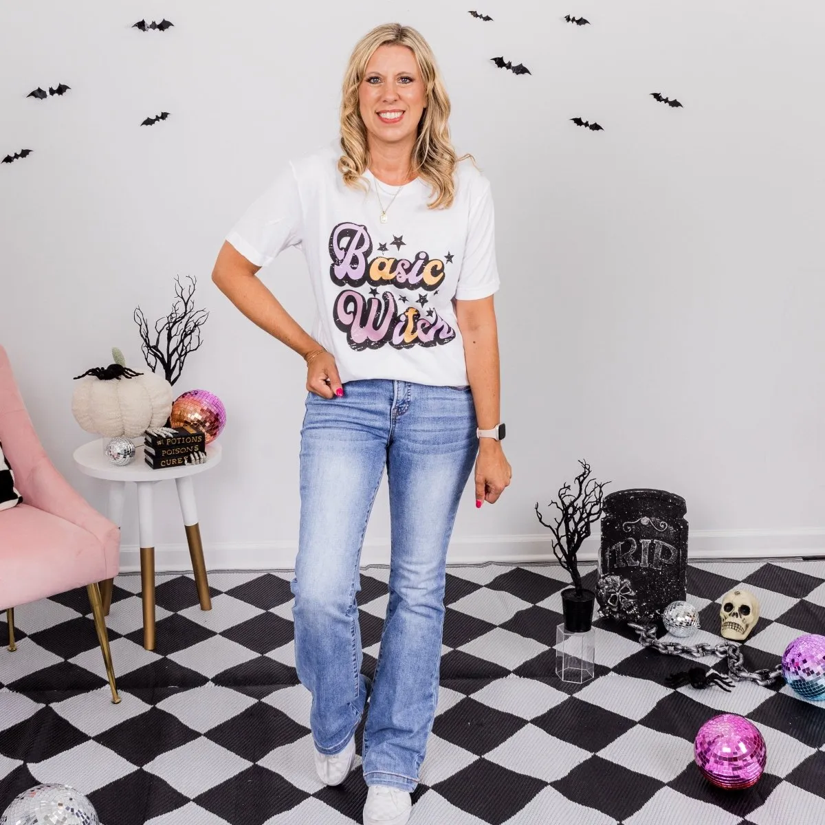 Basic Witch Wholesale Bella Graphic Tee - Quick Shipping