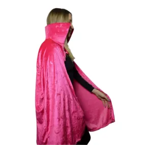 Blacklight Reactive Moon & Star Witch Cape