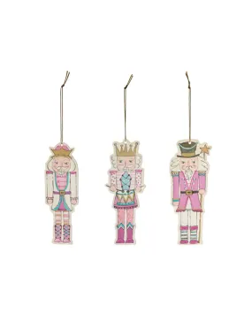 Blushing Nutcracker Acrylic Ornament