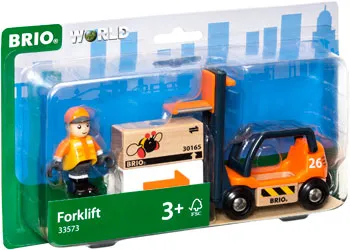 BRIO - FORKLIFT: 4 PCS