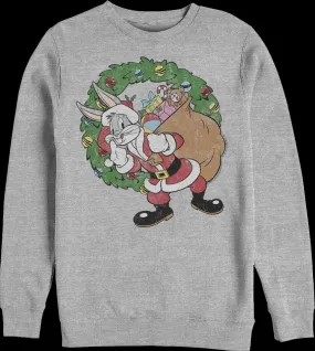 Bugs Bunny Santa Claus Looney Tunes Sweatshirt