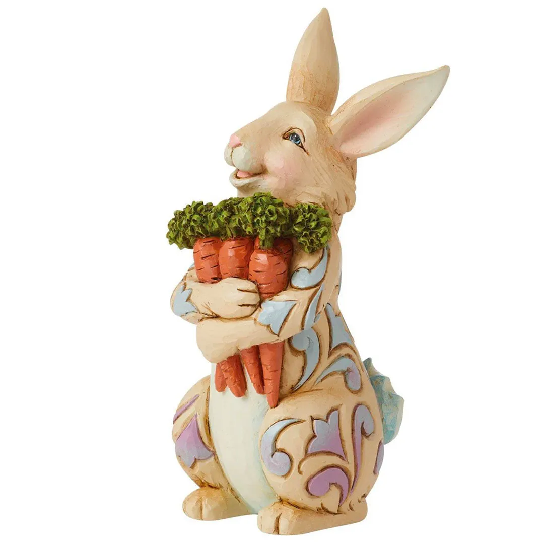 Bunny with Carrots Pint 5.71"