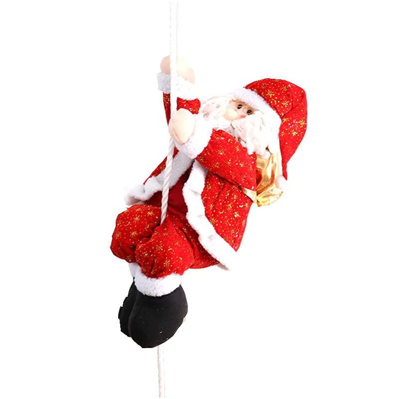 Christmas Climbing Santa Claus Hanging Ornament