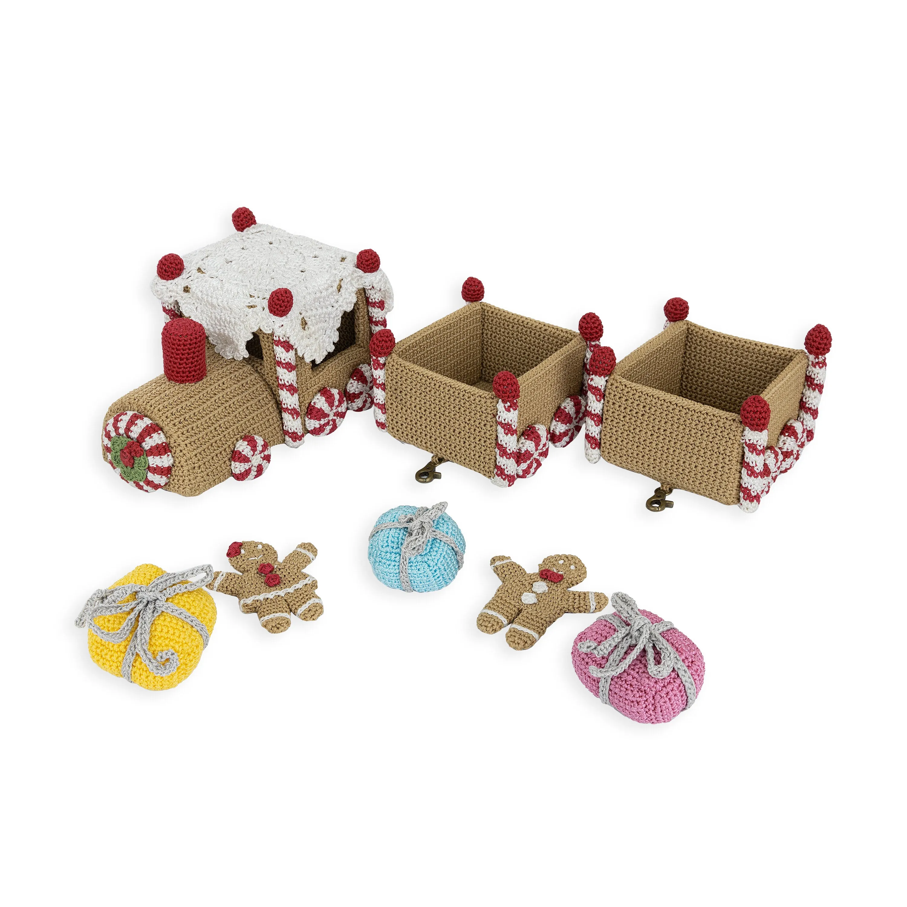 Christmas Crochet Train