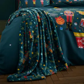 Christmas Nutcracker Throw