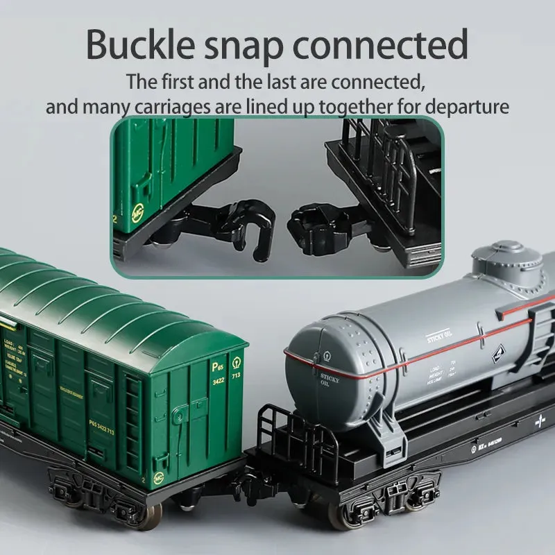 Classic Electric Steam Train Set - Vintage Toy Train Model для Kids & Collectors
