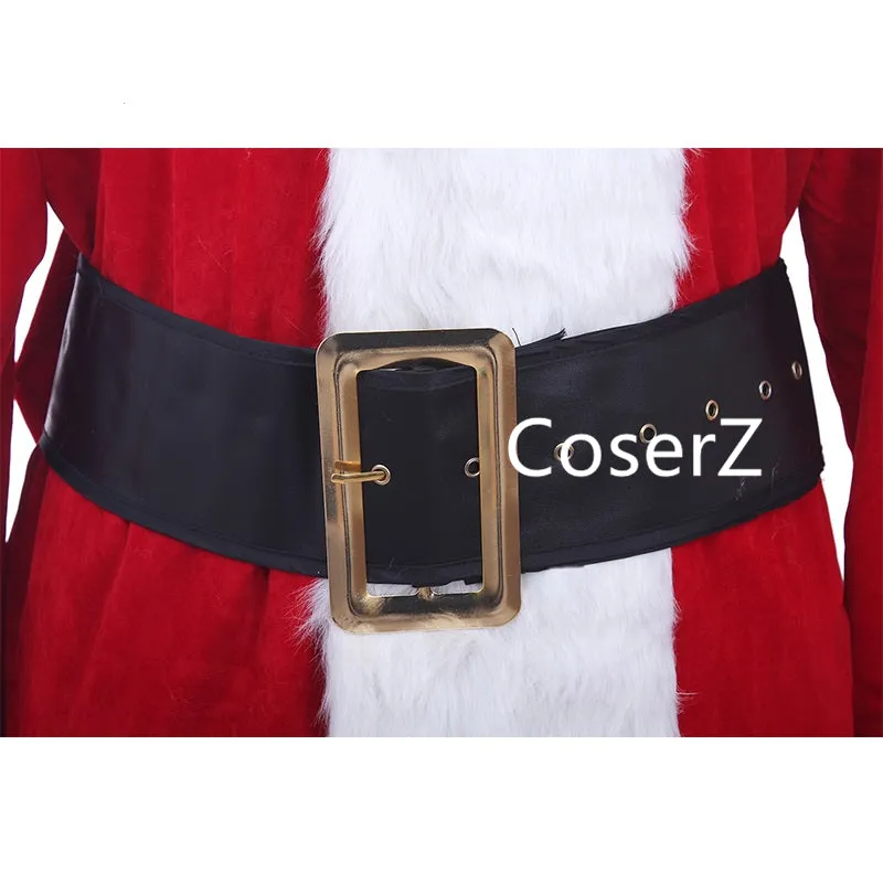 Custom Luxury Santa Claus Cosplay Costume, Santa Claus Christmas Clothes
