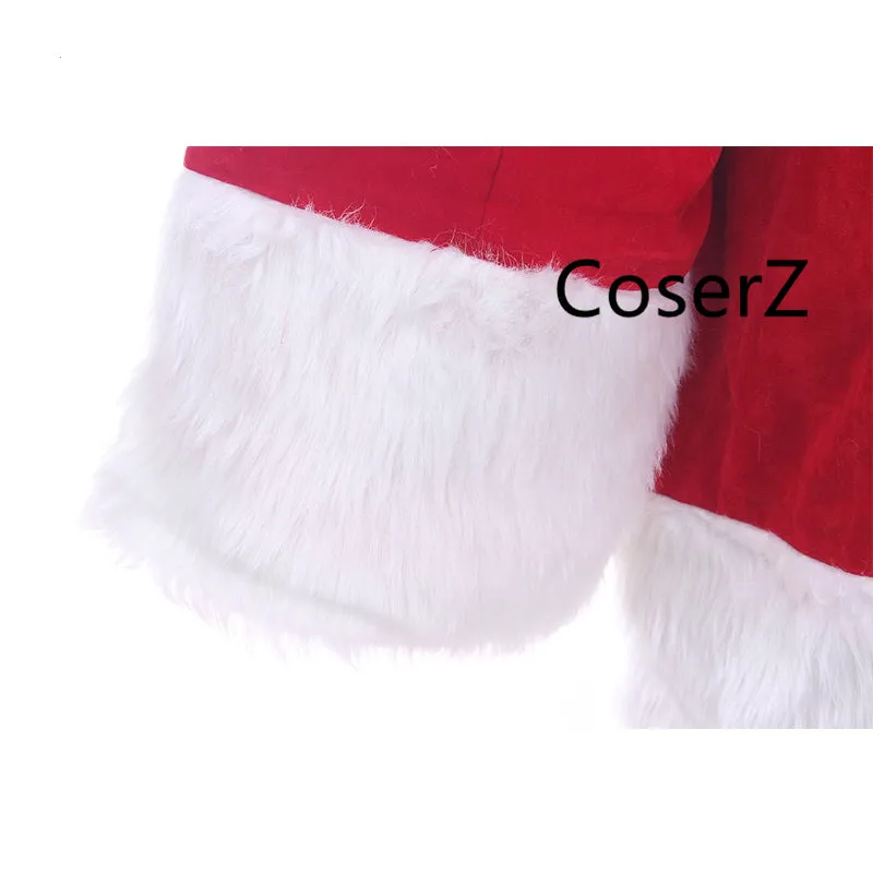Custom Luxury Santa Claus Cosplay Costume, Santa Claus Christmas Clothes