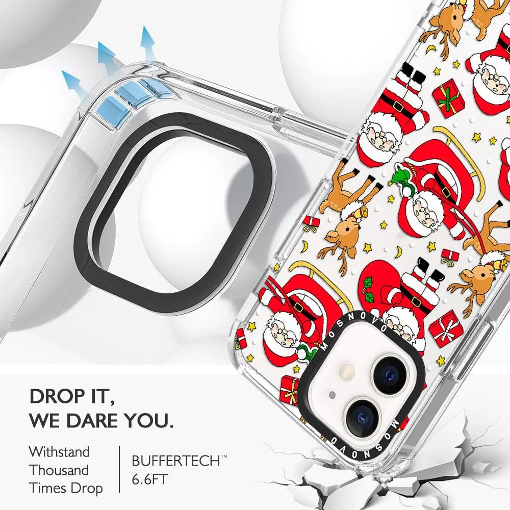 Cute Santa Claus Deer Phone Case - iPhone 12 Mini Case