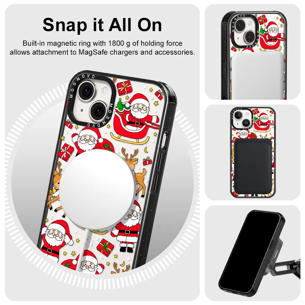 Cute Santa Claus Deer Phone Case - iPhone 13 Case
