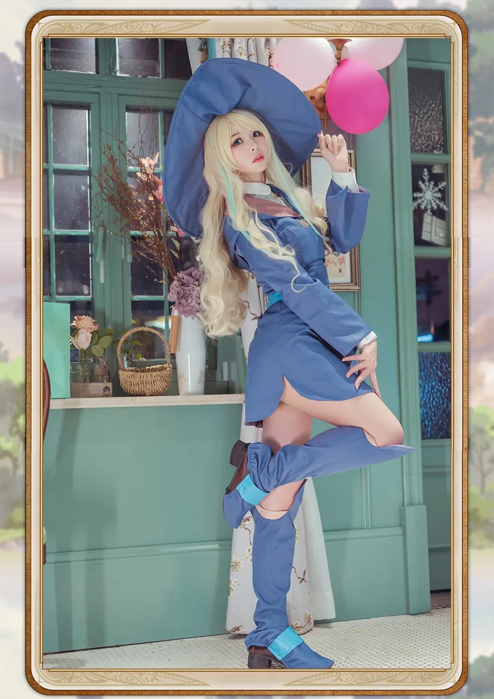 Diana Cavendish Cosplay Little Witch Academia School Uniform