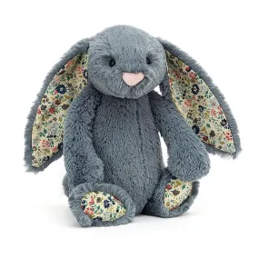 Dusky Blue Blossom Bunny - Medium