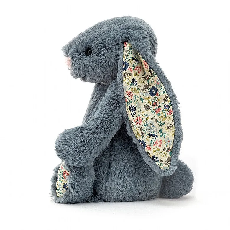Dusky Blue Blossom Bunny - Medium