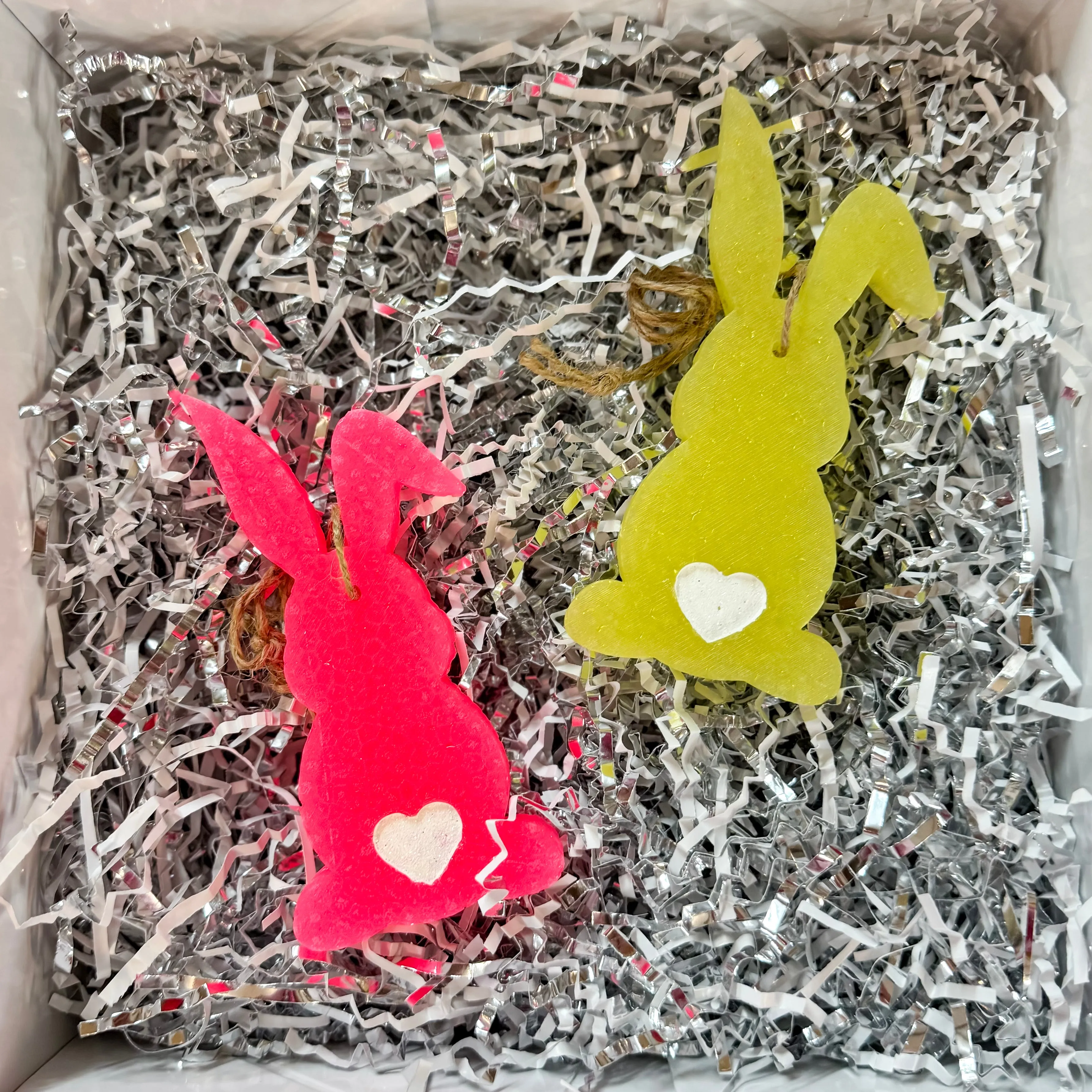 Easter Bunny Butts Car Freshie in Bunny Burps and French Market