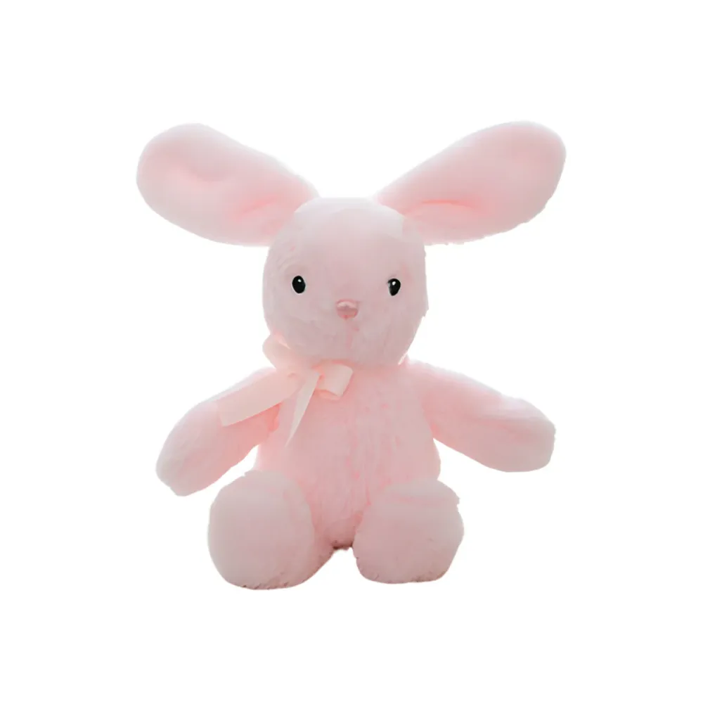 Easter Bunny Pink & Gray 9"
