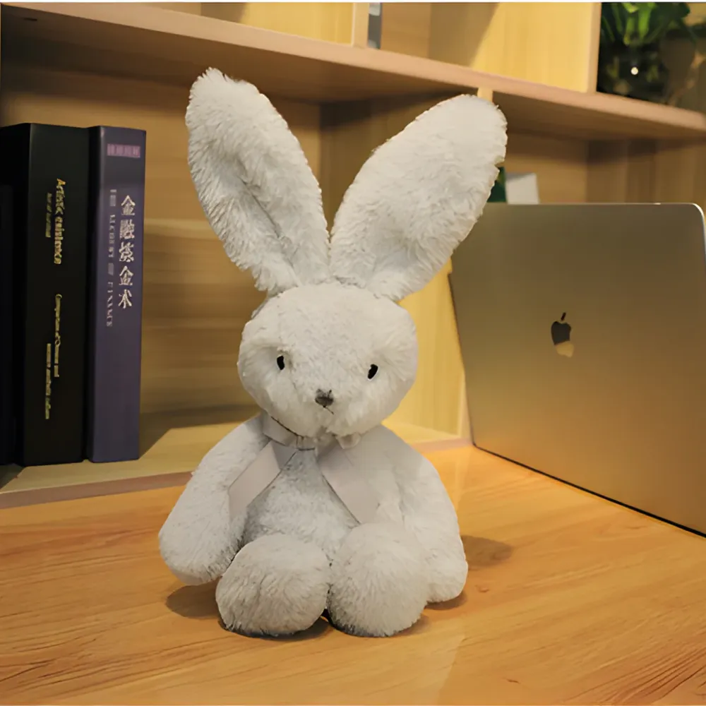 Easter Bunny Pink & Gray 9"