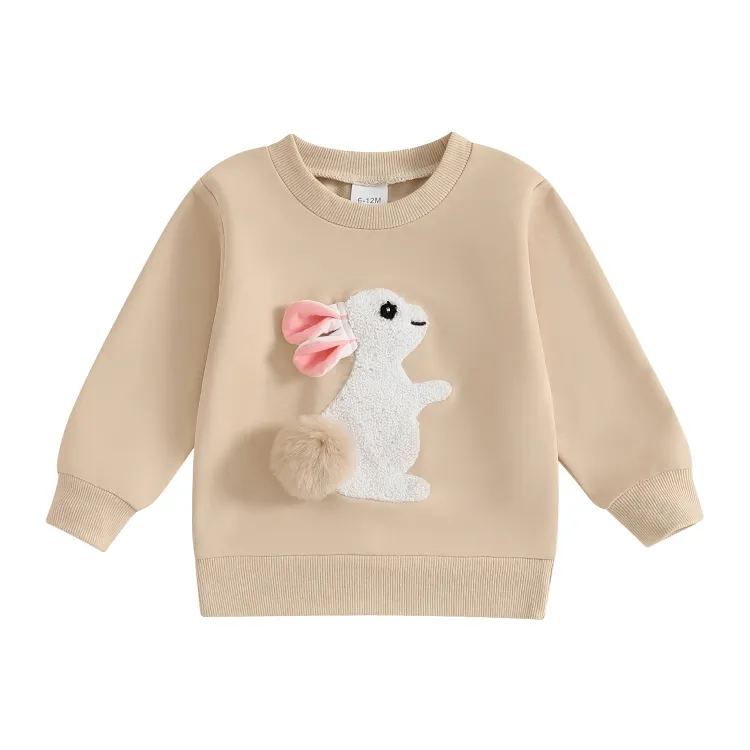 Embroidered Easter Bunny Toddler Sweatshirt