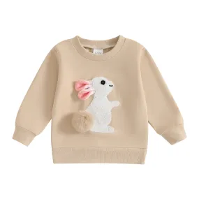 Embroidered Easter Bunny Toddler Sweatshirt