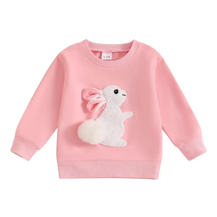 Embroidered Easter Bunny Toddler Sweatshirt