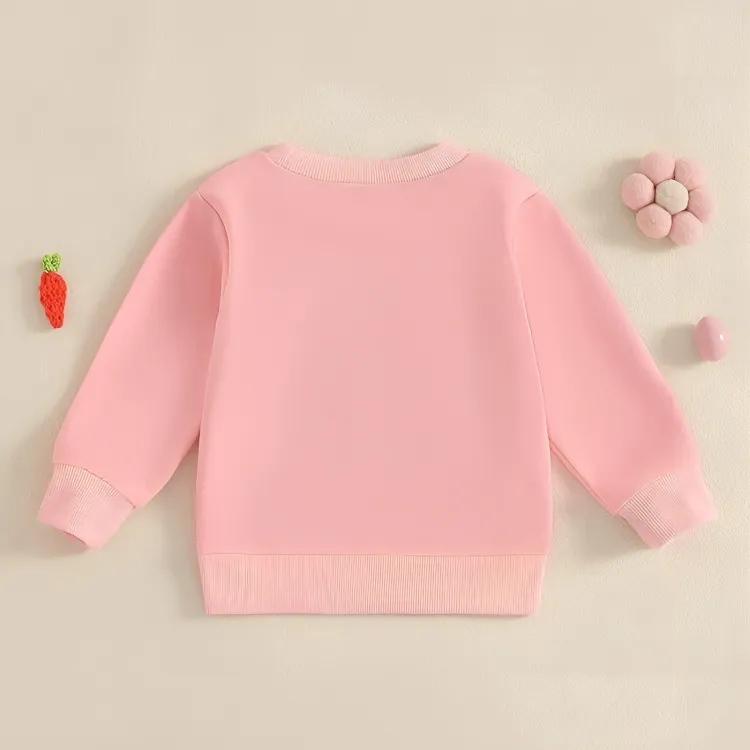 Embroidered Easter Bunny Toddler Sweatshirt