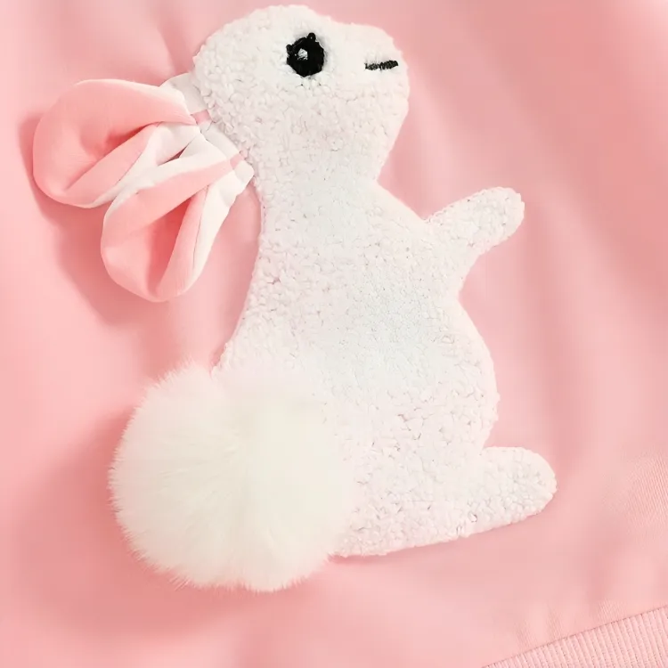 Embroidered Easter Bunny Toddler Sweatshirt
