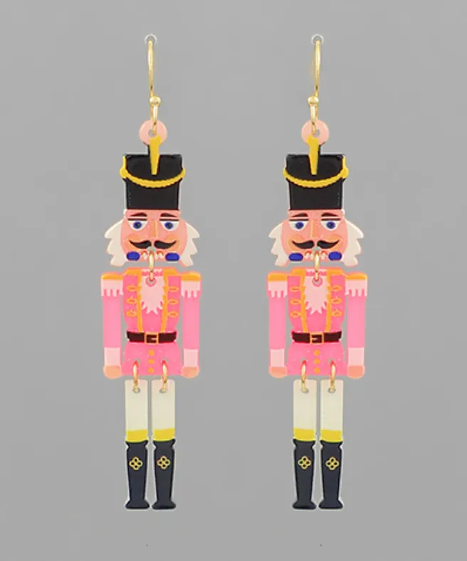 Fancy Nancy Nutcracker Earrings
