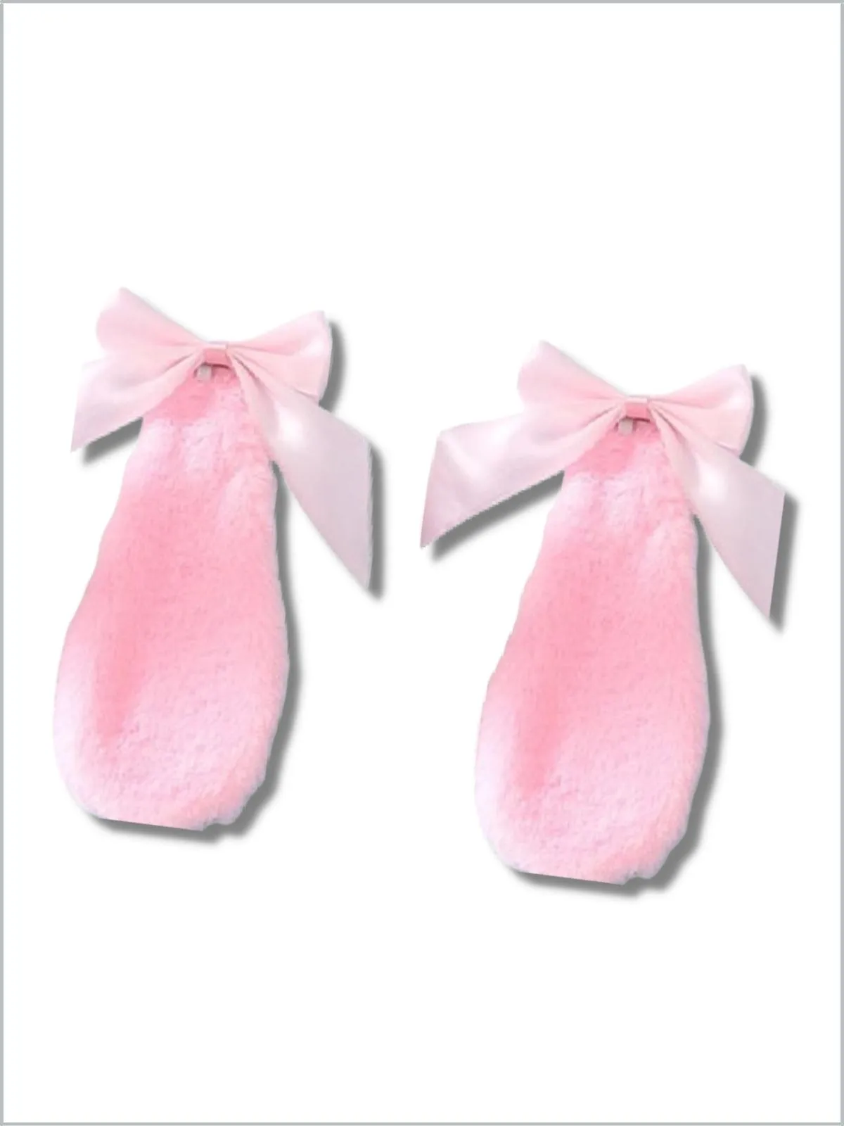 Faux Fur Bunny Ears Hair Clip
