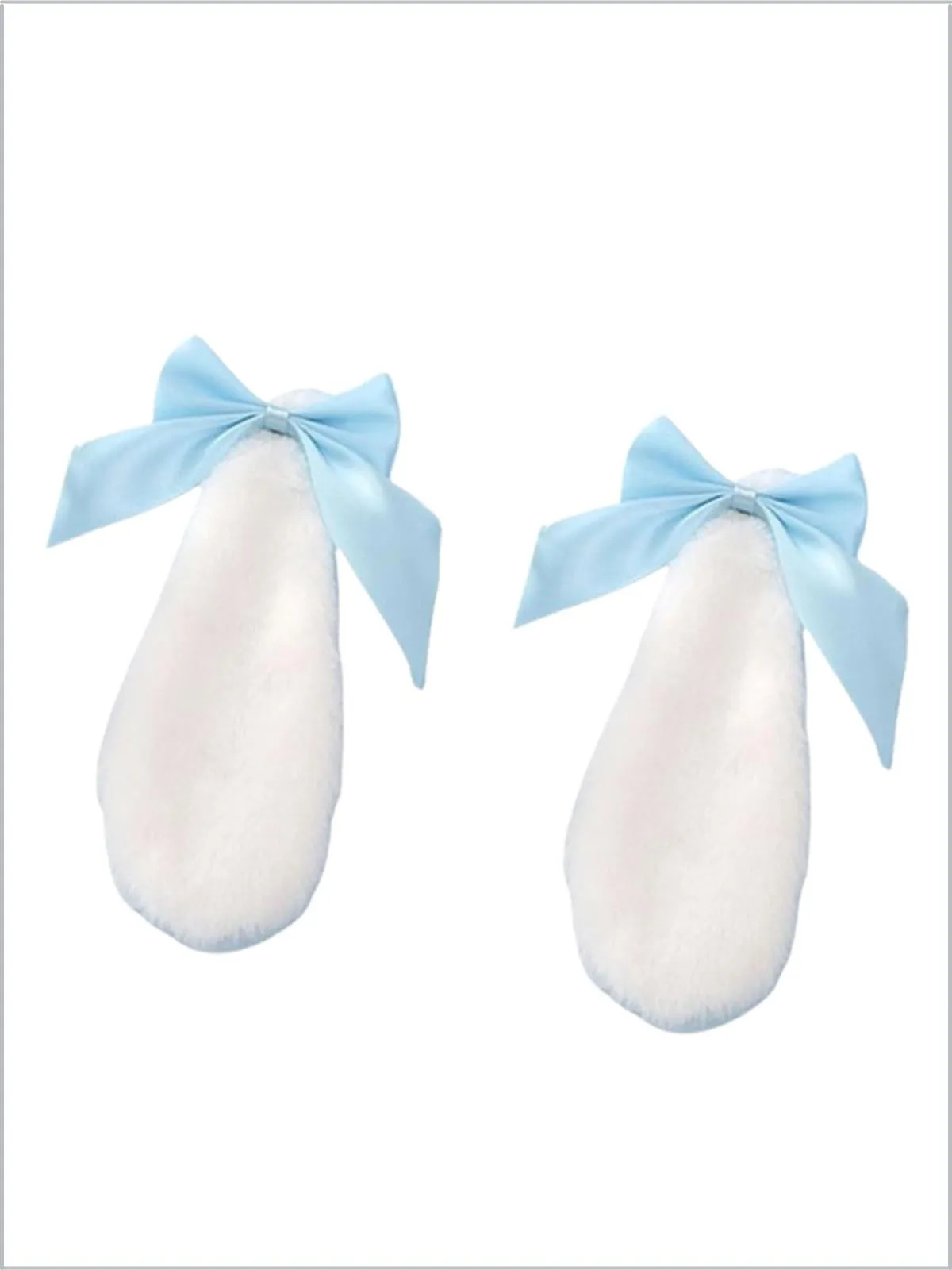 Faux Fur Bunny Ears Hair Clip