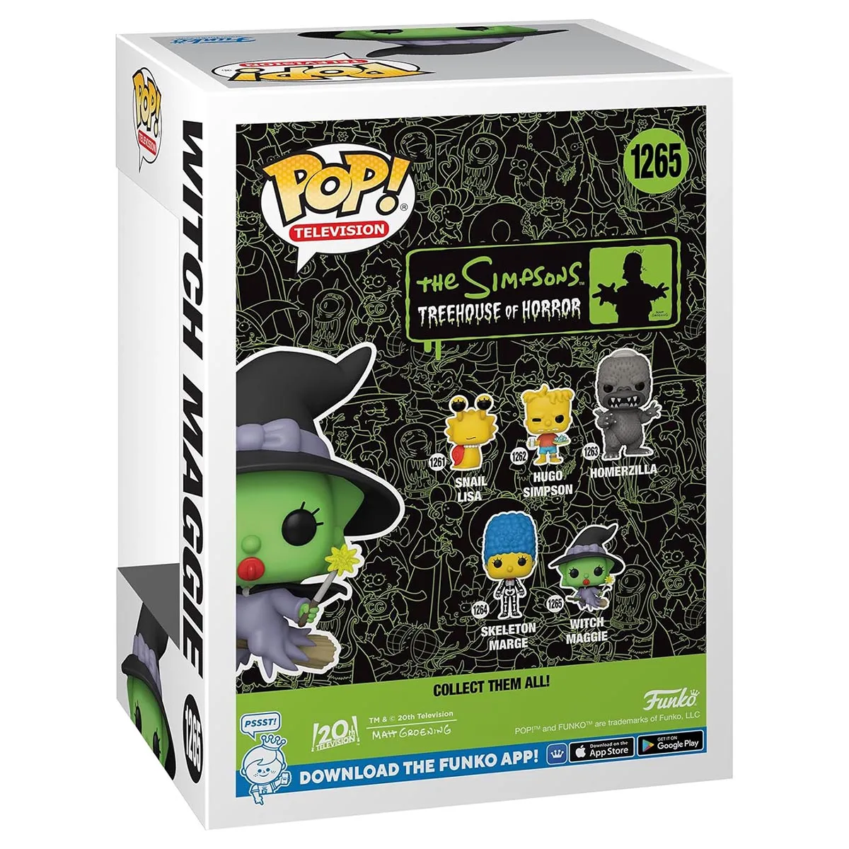 Funko Pop! Television: The Simpsons: Treehouse of Horror: Witch Maggie Vinyl Figure #1265