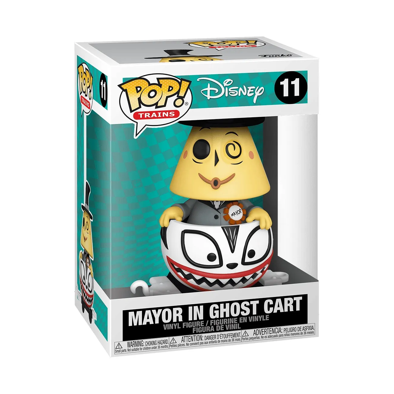 Funko POP! Trains Disney Mayor in Ghost Cart 3.75" Vinyl Figure (#11)