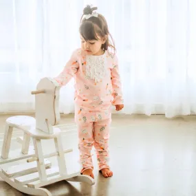 Girls Easter Pajamas - Ruffle Buttflap
