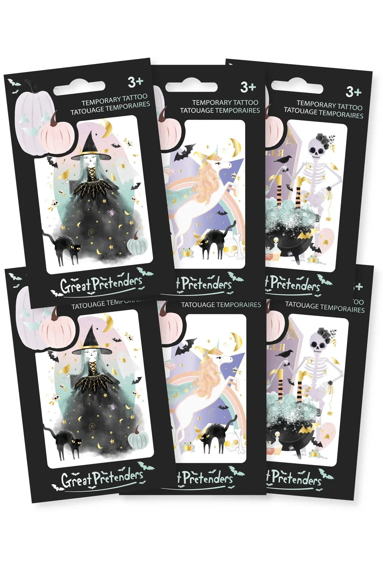 Great Pretenders Raven Witch Tattoo Assorted