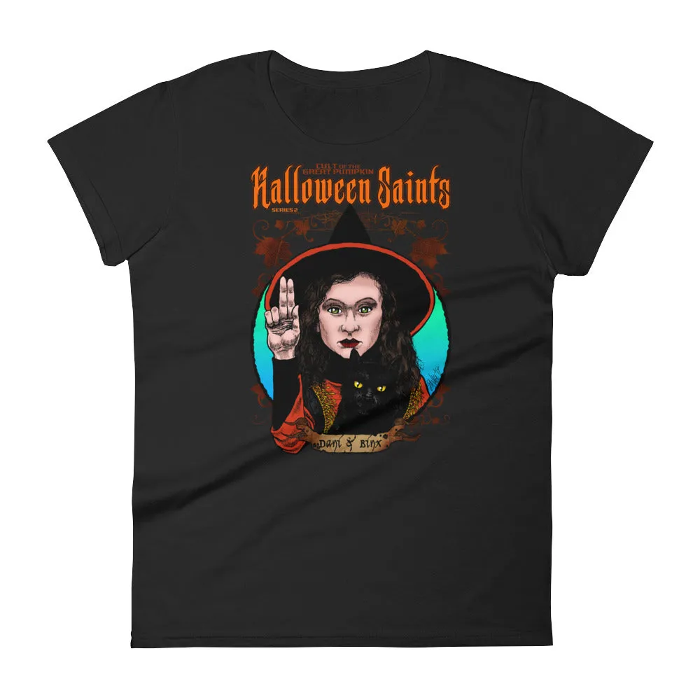 Halloween Saints Series 2 - Dani and Binx Women's short sleeve t-shirt