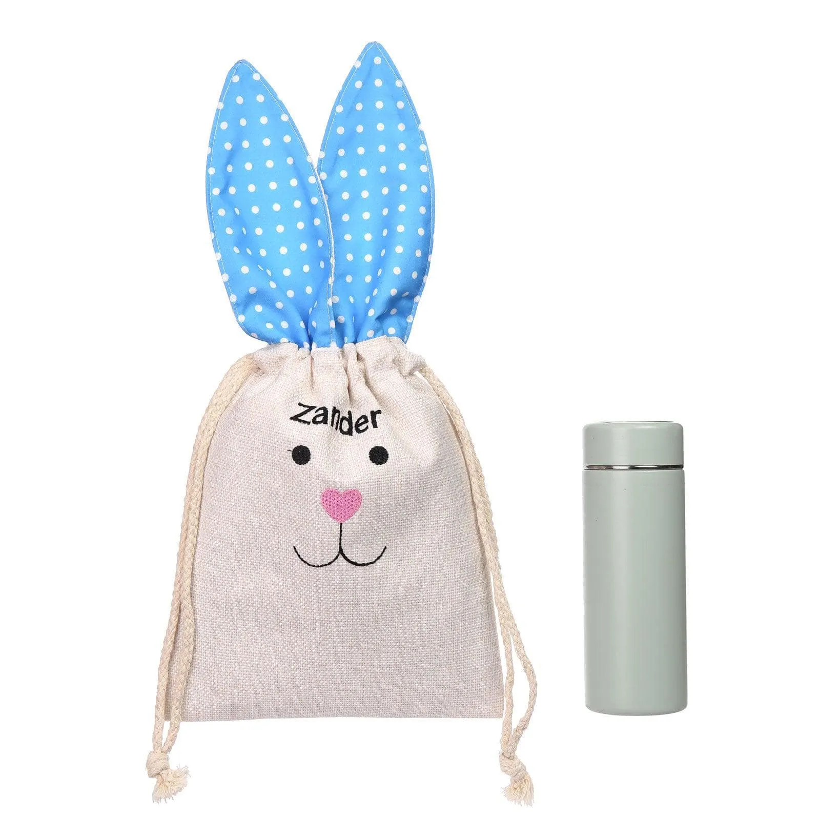 Hop into Easter with Personalized Bunny Baskets / Pink / Green / Blue