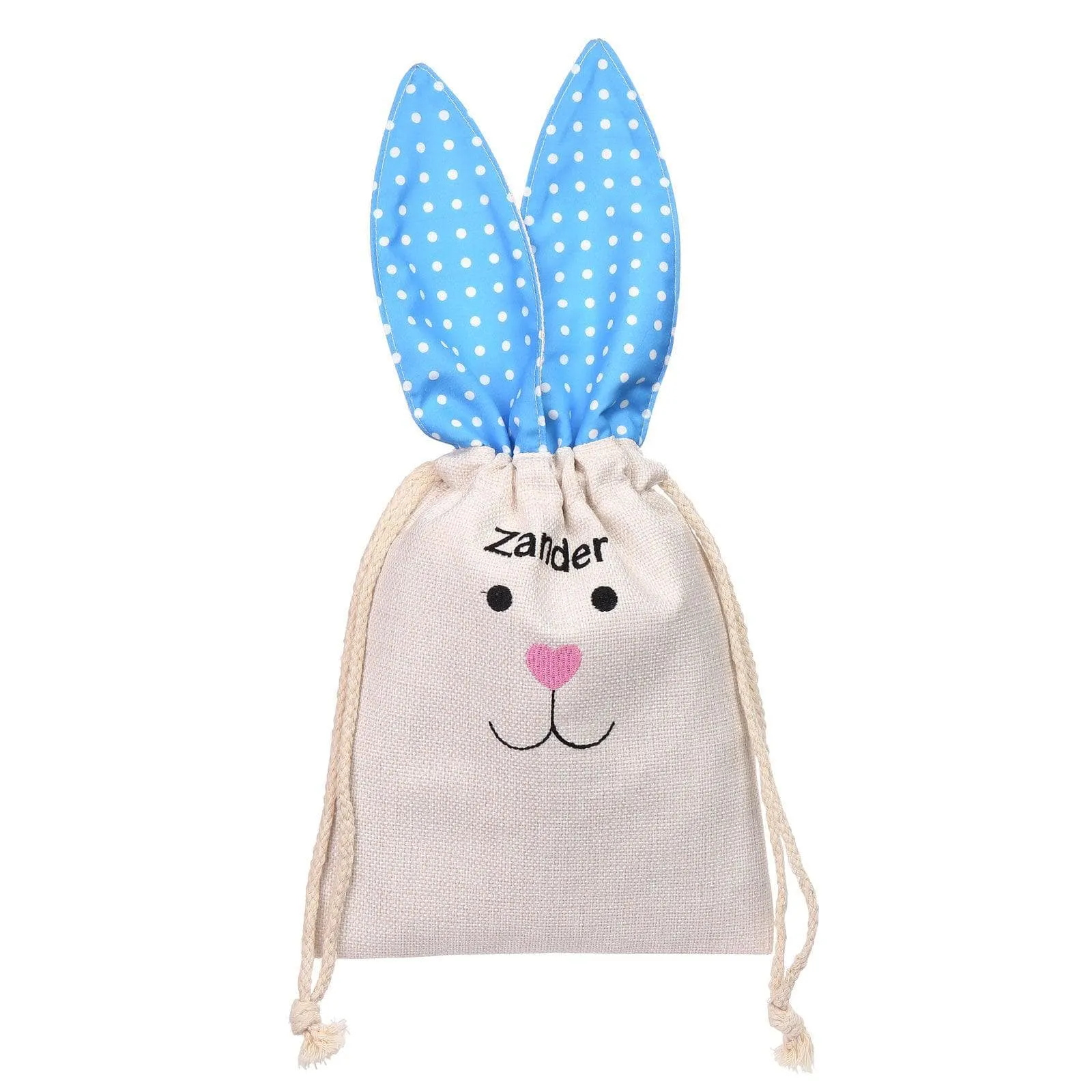 Hop into Easter with Personalized Bunny Baskets / Pink / Green / Blue