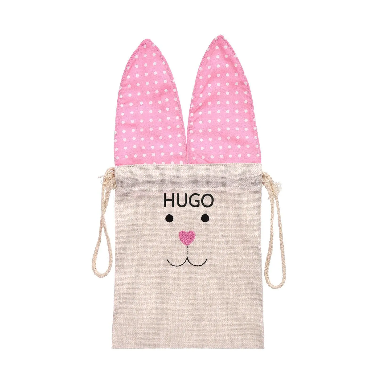 Hop into Easter with Personalized Bunny Baskets / Pink / Green / Blue