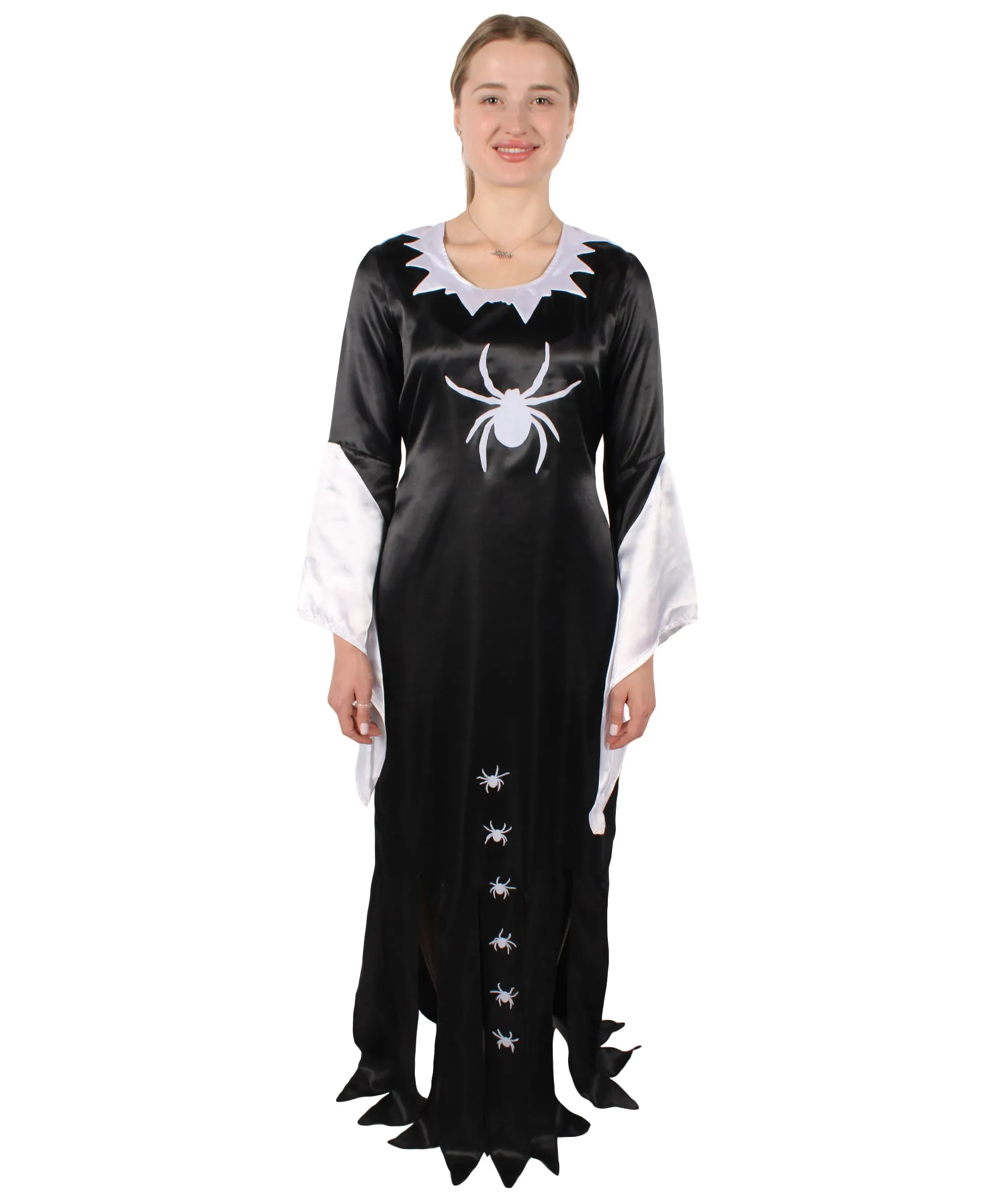HPO Adult Women's Fancy Dress Vampire Costume I Suitable for Halloween I Flame-retardant Synthetic Fabric