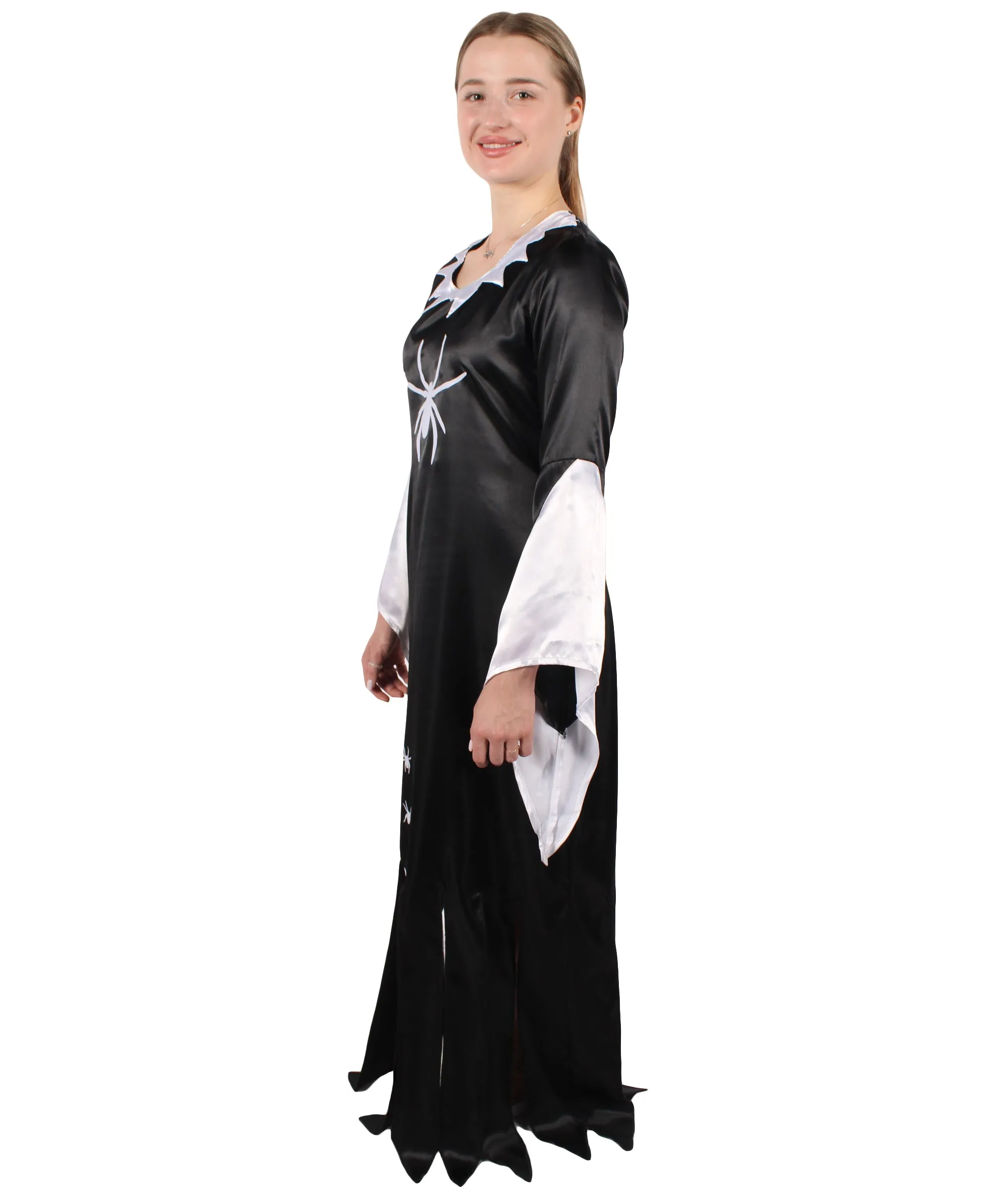 HPO Adult Women's Fancy Dress Vampire Costume I Suitable for Halloween I Flame-retardant Synthetic Fabric