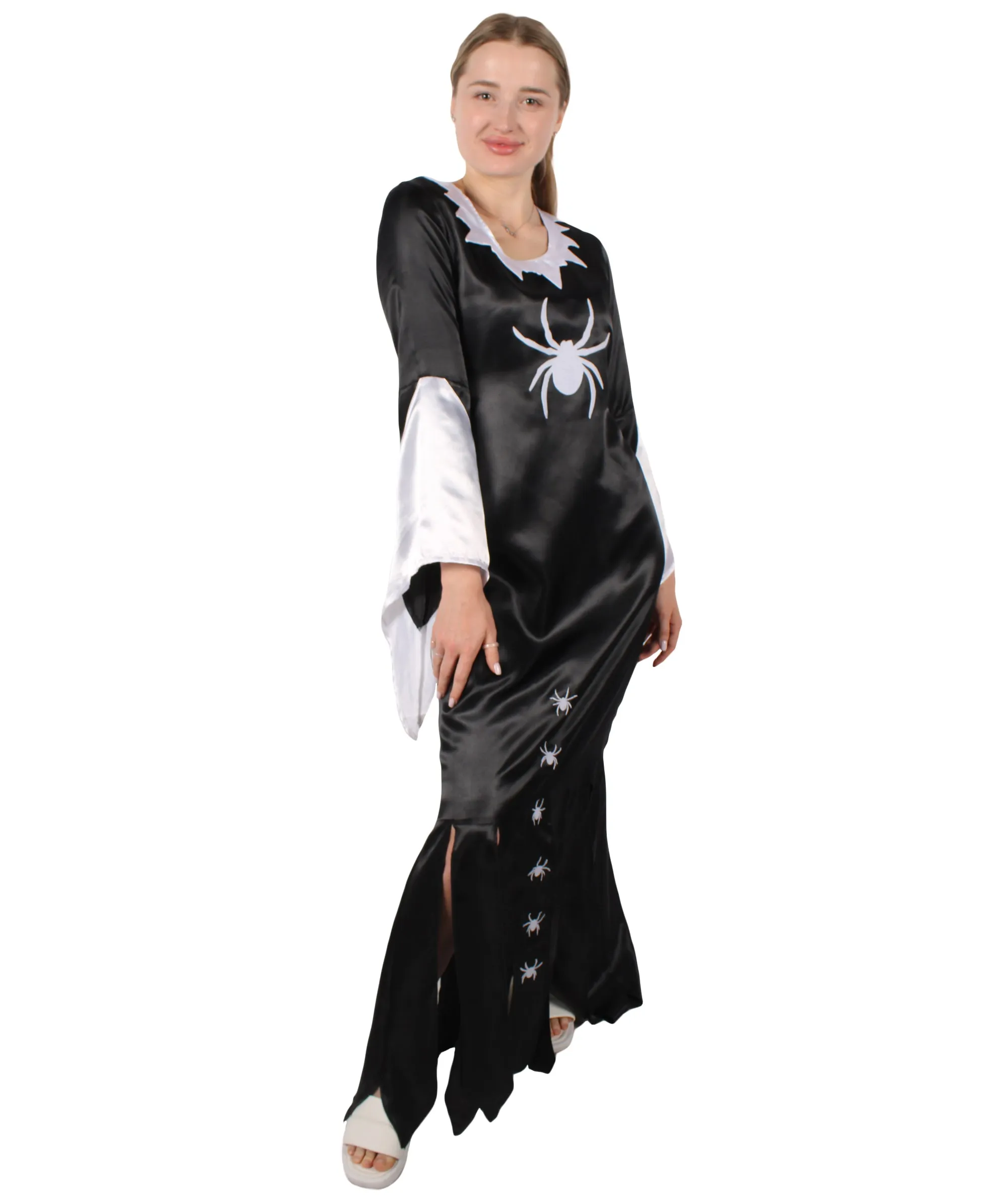 HPO Adult Women's Fancy Dress Vampire Costume I Suitable for Halloween I Flame-retardant Synthetic Fabric