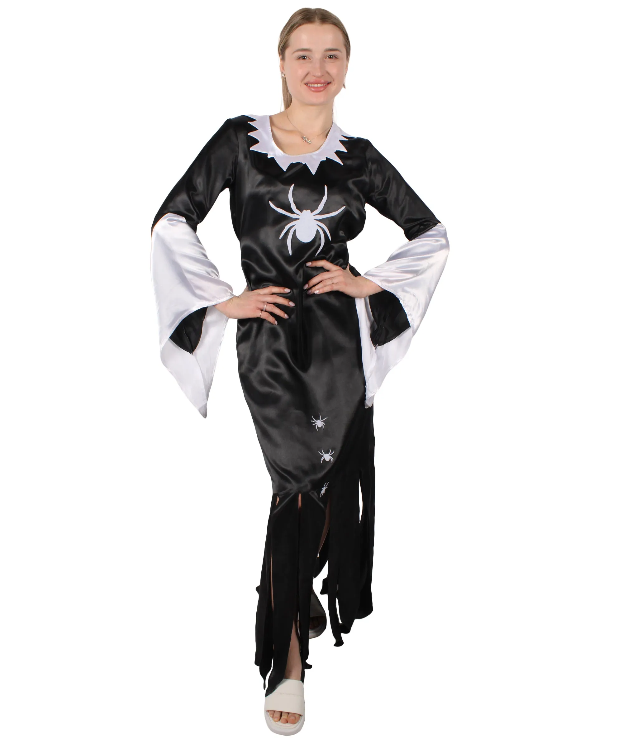 HPO Adult Women's Fancy Dress Vampire Costume I Suitable for Halloween I Flame-retardant Synthetic Fabric
