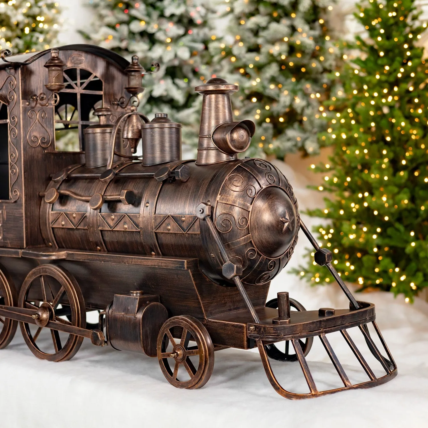 Iron Train "Blessed Bullet" Long Large Antique Bronze  Over 5ft. Long