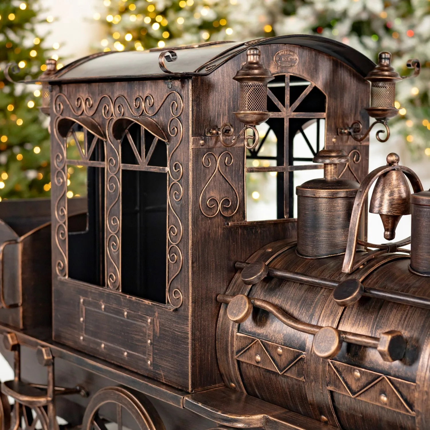 Iron Train "Blessed Bullet" Long Large Antique Bronze  Over 5ft. Long